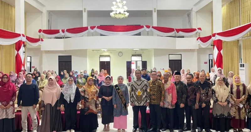 Pembukaan Lomba Bertutur bagi siswa SD/MI dan Lomba Mendongeng bagi guru PAUD/TK tingkat kabupaten tahun 2025, Kamis (4/9/2025). (Foto: Kominfo Padang Pariaman)