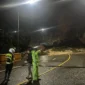 Longsor di Kelok 9 Limapuluh Kota menutup jalur utama Sumbar–Riau, Kamis malam (18/9/2025). (Foto: Satlantas Polres Limapuluh Kota)