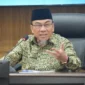 Wakil Wali Kota Padang Maigus Nasir memimpin Rapat Pembubaran Panitia Raker dan Konsolidasi Organisasi DMI Padang di Ruang Abu Bakar Ja'ar, Balai Kota Padang Aie Pacah, Sabtu (6/9/2025). (Foto: Prokopim Padang)