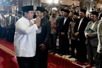 Presiden Prabowo Subianto menghadiri Peringatan Maulid Nabi Muhammad SAW 1447 H di Masjid Istiqlal, Jakarta, Kamis (4/9/2025). (Foto: BPMI Setpres)