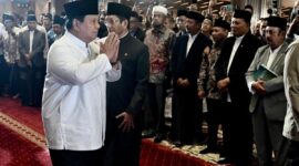 Presiden Prabowo Subianto menghadiri Peringatan Maulid Nabi Muhammad SAW 1447 H di Masjid Istiqlal, Jakarta, Kamis (4/9/2025). (Foto: BPMI Setpres)