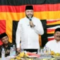 Wali Kota Padang, Fadly Amran menghadiri acara Peringatan Maulid Nabi Muhammad SAW yang digelar DPD PKDP Padang, di Masjid Nurul Huda Purus Baru, Kelurahan Ujung Gurun, Sabtu (20/9/2025) malam. (Foto: Prokopim Padang)