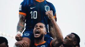 Memphis Depay menjadi pahlawan kemenangan saat Belanda kalahkan Lithuania 3-2 di Kualifikasi Piala Dunia 2026, Senin (8/9/2025) dini hari WIB. (Foto: IG @onsoranje)