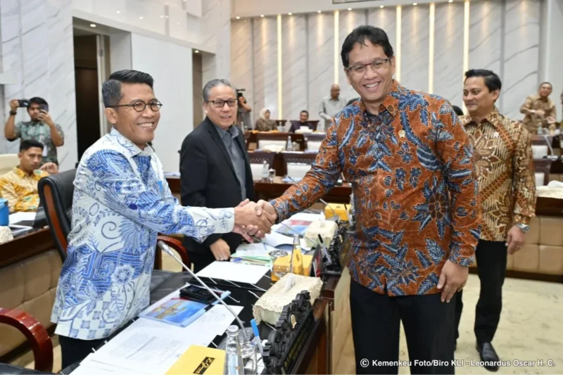 Menteri Keuangan Purbaya Yudhi Sadewa dalam Raker bersama Komisi XI DPR RI di Kompleks Parlemen, Rabu (10/9). (Foto: Kemenkeu)