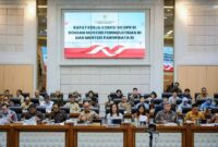 Menteri Pariwisata (Menpar) Widiyanti Putri Wardhana dalam rapat kerja dengan Komisi VII di Gedung DPR RI, Senayan, Jakarta Pusat, Rabu (3/9/2025). (Foto: Kemenpar)