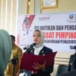 Bupati Dharmasraya, Annisa Suci Ramadhani melantik dan mengambil sumpah sembilan pejabat pimpinan tinggi pratama di lingkungan Pemkab Dharmasraya, Senin (22/9/2025). (Foto: Pemkab Dharmasraya)