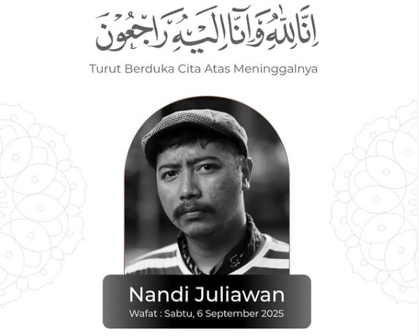 Nandi Juliawan ditemukan tewas gantung diri di rumahnya di Karangpawitan, Garut, Jawa Barat. (Foto: IG @abenk_marco)