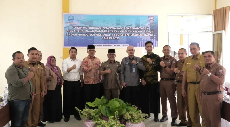 BNNK Pasbar menggelar Forum Komunikasi P4GN 2025, Senin (1/9). (Foto: Diskominfo Pasbar)