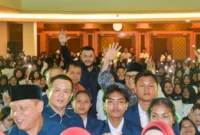 Wali Kota Padang Fadly Amran membuka kegiatan PKKMB UBH di Convention Hall Kampus I UBH, Kamis (11/9/2025). (Foto: Prokopim Padang)