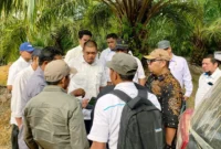 Forum Penataan Ruang Daerah Pasbar melakukan penilaian KKPR terhadap PKKPR milik PTPN IV Mandailing Natal di Air Bangis. (Foto: Diskominfo Pasbar)