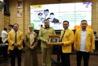Pembukaan PKM UNP 2025 di Gedung Abu Bakar Jaar, Balai Kota Padang, Senin (4/8/2025). (Foto: FB Diskominfo Padang)
