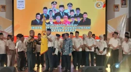 Pengukuhan IKTD Sumbar periode 2025-2029 di Gedung Bagindo Aziz Chan Youth Center, Minggu (21/9/2025). (Foto: FB Diskominfo Padang)