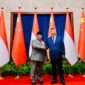 Presiden RI Prabowo Subianto melakukan pertemuan bilateral dengan Presiden RRT Xi Jinping di Great Hall of the People, Beijing, Rabu (3/9/2025). (Foto: BPMI Setpres)