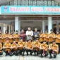 Wali Kota Padang, Fadly Amran melepas keberangkatan Kontingen WMSJ Kota Padang ke ajang WMSJ 2025 di Palanta Kediaman Resminya, Kamis (4/9/2025). (Foto: Prokopim Padang)