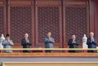 Presiden RI Prabowo Subianto menghadiri Perayaan 80 Tahun Kemenangan Perang Perlawanan Rakyat Tiongkok di Beijing, RRT, Rabu (3/9/2025). (Foto: BPMI Setpres)