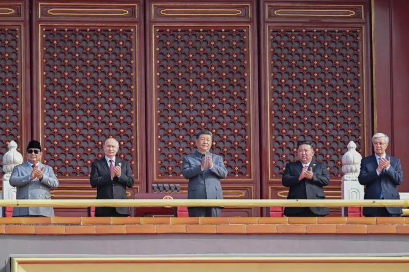 Presiden RI Prabowo Subianto menghadiri Perayaan 80 Tahun Kemenangan Perang Perlawanan Rakyat Tiongkok di Beijing, RRT, Rabu (3/9/2025). (Foto: BPMI Setpres)