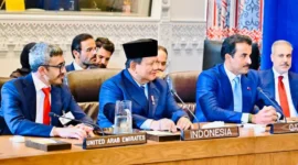 Presiden Prabowo Subianto menghadiri Multilateral Meeting on the Middle East atas undangan Presiden AS, Donald Trump, pada Selasa (23/9/2025). (Foto: BPMI Setpres)