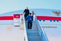 Presiden Prabowo Subianto tiba di Bandar Udara Internasional John F. Kennedy, New York, Amerika Serikat, Sabtu (20/9/2025) sekitar pukul 16.50 waktu setempat. (Foto: Tim Media Presiden)