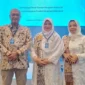 Wakil Ketua Dekranasda Padang, Sri Hayati Maigus Nasir menghadiri Rakernas Dekranas 2025 di Mercure Convention Center, Jakarta, Selasa (23/9/2025). (Foto: Diskominfo Padang)