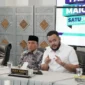 Wali Kota Padang Fadly Amran memimpin rapat implementasi Progul Smart Surau di Kediaman Resmi Wali Kota, Rabu (24/9/2025). (Foto: FB Diskominfo Padang)