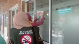 Satgas KTR Kota Padang mulai melaksanakan sosialisasi perdana ke sejumlah instansi kesehatan, Kamis (11/9/2025). (Foto: Diskominfo Padang)