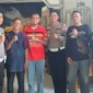 Kasat Lantas Polres Pessel, AKP Ade Saputra (tiga dari kanan) foto bersama dengan awak media. (Foto: Dok. Ade Saputra)