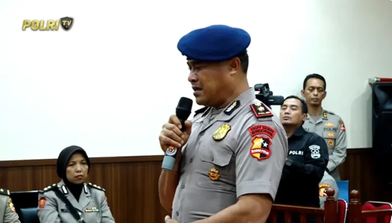 Kompol Kosmas K Gae. (Foto: Dok. YouTube Polri TV)