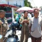 Aparat di Kecamatan Lubeg menggelar patroli di sekitar sekolah yang rawan aksi kenakalan remaja, Jumat (26/9/2025). (Foto: Ist)