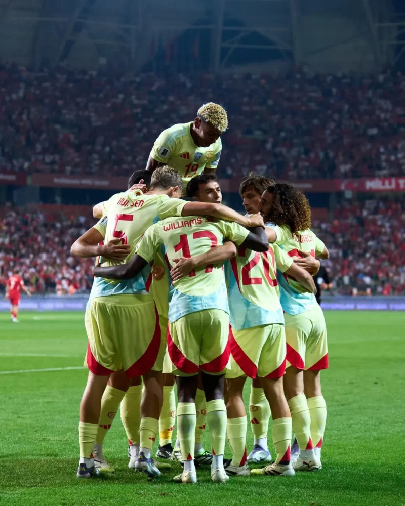 Spanyol pesta gol 6-0 atas Turki di Kualifikasi Piala Dunia 2026. (Foto: IG @sefutbol)