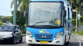Perumda Padang Sejahtera Mandiri (PSM) mengalihkan rute bus Trans Padang Koridor I untuk mengantisipasi aksi demonstrasi, Senin (1/9/2025). (Foto: FB Diskominfo Padang)