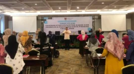 Sebanyak 58 kader Posyandu Pauh mengikuti tryout kompetensi, Kamis (1/8/2025). (Foto: FB Diskominfo Padang)