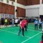 Wakil Wali Kota Padang Maigus Nasir membuka Turnamen Badminton Eksekutif-Legislatif di Balai Kota Padang, Minggu pagi (3/8). (Foto: FB Diskominfo Padang)
