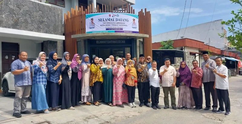 Rangkaian verifikasi lapangan Penilaian KKS di Kota Padang resmi berakhir, Jumat (19/9/2025). (Foto: FB Diskominfo Padang)