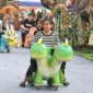Wali Kota Pariaman, Yota Balad meresmikan pembukaan Wahana Dino Planet di Hall GOR Rajo Bujang, Minggu (28/9/2025). (Foto: Kominfo Pariaman)