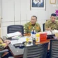 Wali Kota Pariaman Yota Balad melakukan audiensi dengan Sekjen Kemensos RI, Robben Rico, di Jakarta, Selasa (21/10/2025). (Foto: Kominfo Pariaman)