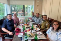 Wali Kota Padang Fadly Amran melakukan pertemuan dengan Wakil Duta Besar Indonesia untuk Jerman, Rabu (15/10/2025) di Jakarta. (Foto: Prokopim Padang)