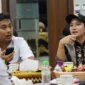 Bupati Dharmasraya Annisa Suci Ramadhani bersama Wagub Sumbar Vasko Ruseimy. (Foto: Pemkab Dharmasraya)