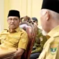 Bupati Solsel Khairunas bersama Gubernur Sumbar Mahyeldi. (Foto: Humas Pemkab Solsel)
