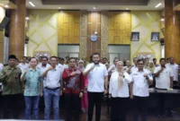 Wali Kota Padang Fadly Amran membuka FGD penyusunan Masterplan Smart City Kota Padang di Ruang Abu Bakar Ja’ar, Balai Kota Aia Pacah, Rabu (29/10/2025). 