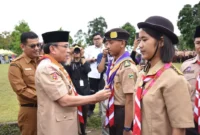 Wakil Wali Kota Padang, Maigus Nasir membuka Fiesta Unand ke-39 di Bumi Perkemahan Pramuka Unand, Selasa (7/10/2025). (Foto: Prokopim Padang)