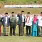 Wakil Wali Kota Padang, Maigus Nasir menghadiri apel peringatan Hari Santri Nasional 2025 di Pondok Pesantren Perguruan Ar-Risalah, Rabu (22/10/2025). (Foto: Prokopim Padang)