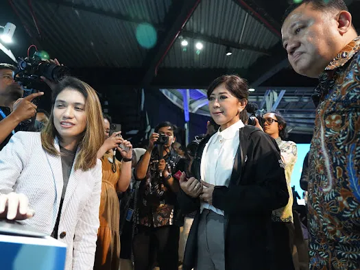 Menteri Komunikasi dan Digital, Meutya Hafid saat peluncuran GSIH. (Foto: Dok. Kominfo)