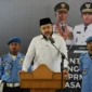 Wali Kota Padang Fadly Amran memberikan sambutan saat pelantikan DPW BKPRMI Sumbar, Sabtu (4/10/2025). (Foto: Prokopim Padang)