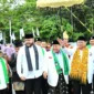 Wali Kota Padang, Fadly Amran menghadiri prosesi pelantikan pengurus PD Perti dan Perwati Sumbar masa bakti 2025-2030, di Gedung Bagindo Aziz Chan Youth Center, Sabtu (18/10/2025). (Foto: Prokopim Padang)