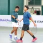 Pasangan ganda tuan rumah, Mazza Hadaduzzikra dan Althafi Haqquzzikra saat pertandingan. (Foto: Dok. AG)