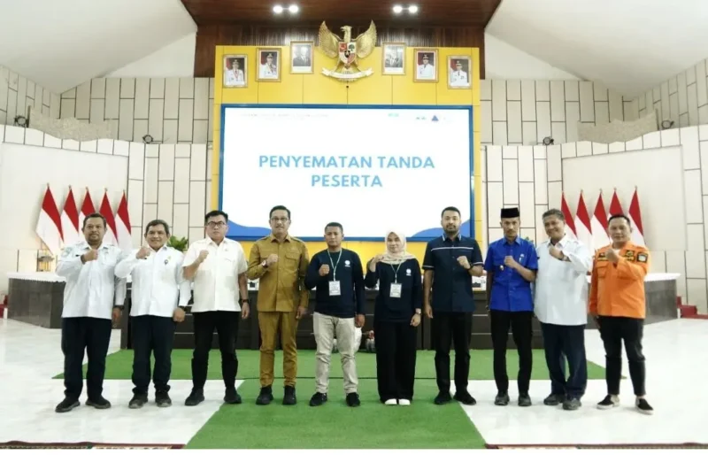 Komisi V DPR RI dan BMKG menggelar Sekolah Lapang Gempa di Solsel. (Foto: Humas Pemkab Solsel)