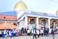 Masjid Raya IKK Parit Malintang menjadi pusat kegiatan Mauluik Gadang tahun 2025. (Foto: Kominfo Padang Pariaman)