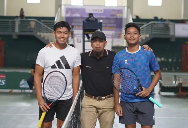 Mazza Hadaduzzikra dan Althafi Haqquzzikra usai memenangkan pertandingan. (Foto: Dok. AG)