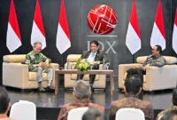 Menkeu Purbaya Yudhi Sadewa dalam dialog bersama pelaku pasar di BEI, Jakarta, Kamis (9/10). (Foto: Kemenkeu)