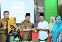 Wakil Wali Kota Padang, Maigus Nasir menghadiri Milad ke-5 Polita Sumbar di kampus Polita Sumbar, Selasa (21/10/2025). (Foto: Prokopim Padang)